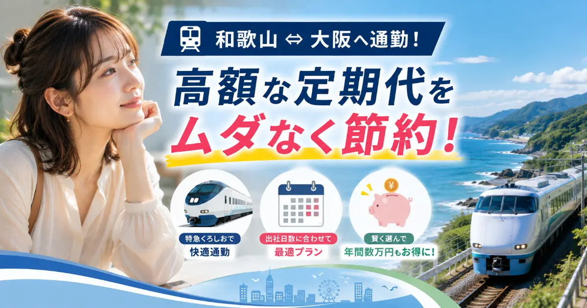 【JR阪和線・きのくに線】和歌山から大阪への長距離通勤、特急くろしお利用を含めた最適解